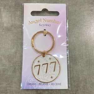 Angel Number 777 Keyring